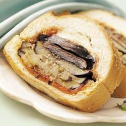 Eggplant-Portobello Sandwich Loaf