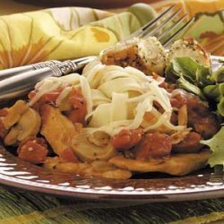 Chicken Chili Fettuccine