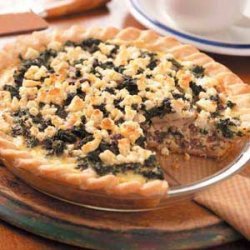 Spinach Venison Quiche