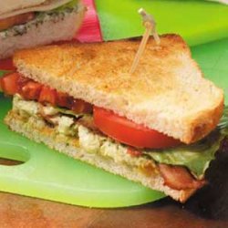 BLTs with Raisin-Avocado Spread