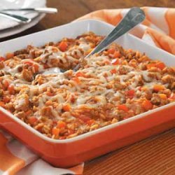 Italian Sausage Rice Casserole