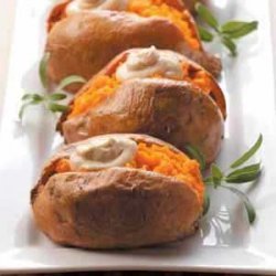 Dolloped Sweet Potatoes