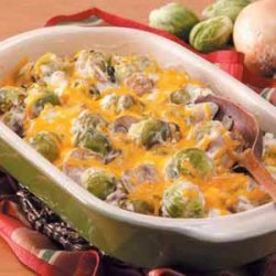 Creamy Brussels Sprouts Bake