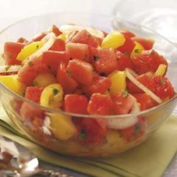 Watermelon and Tomato Salad