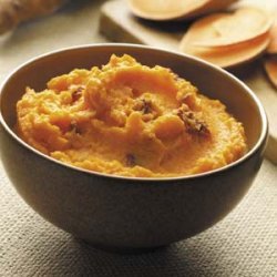 Chipotle Smashed Sweet Potatoes