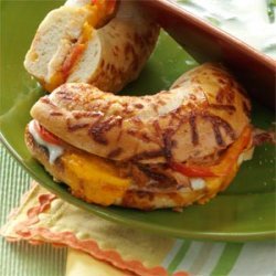 Chicken Bagel Melts