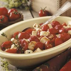 Cherry Tomato Mozzarella Saute