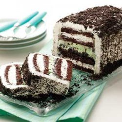 Mint-Chocolate Ice Cream Cake