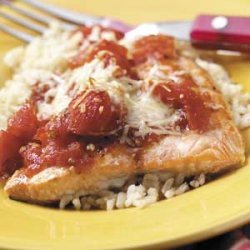 Tomato Salmon Bake