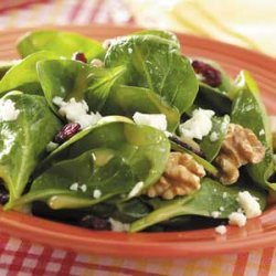 Dijon-Walnut Spinach Salad