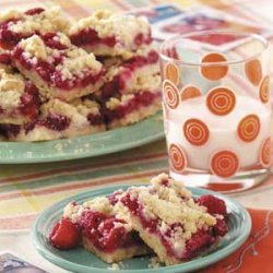 Raspberry Patch Crumb Bars