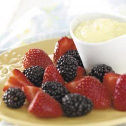 Simple Lemon Fruit Dip