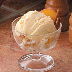 Homemade Peach Ice Cream