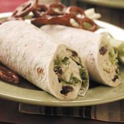 Turkey Apple Salad Wraps