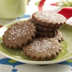 Scalloped Mocha Cookies