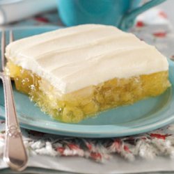 Frosted Pineapple Lemon Gelatin