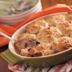 Gingered Cherry Pear Cobbler