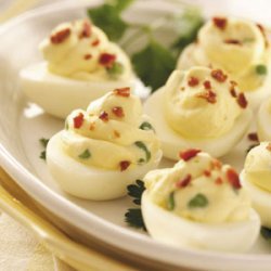 Cream Cheese Deviled Eggs