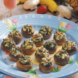 Spinach-Stuffed Mushrooms