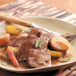 Pot Roast with Mushroom Gravy