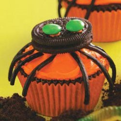 Spooky Spider Cupcakes