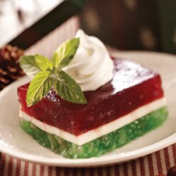 Layered Christmas Gelatin