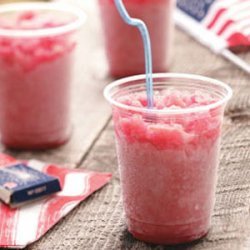 Red and Blue Berry Lemonade Slush