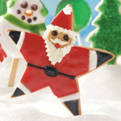 Santa Star Cookies