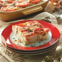 Chorizo Tomato Strata