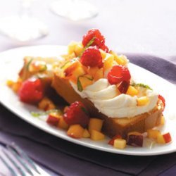 Dessert Bruschetta with Nectarine Salsa