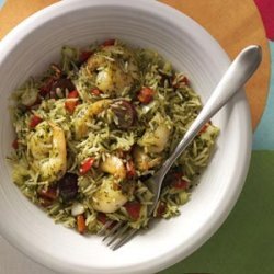 Chimichurri Shrimp Skillet