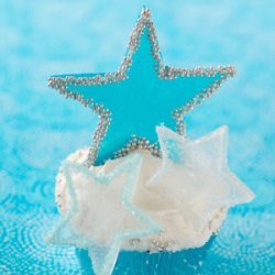 Winter Fantasy Star Cupcakes