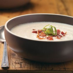 Creamy Cauliflower and Bacon Soup