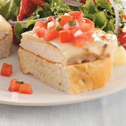 Chicken Bruschetta Sandwiches