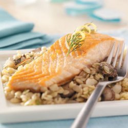 Salmon with Herb and Cirtus Orzo