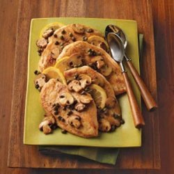 Mushroom Chicken Piccata