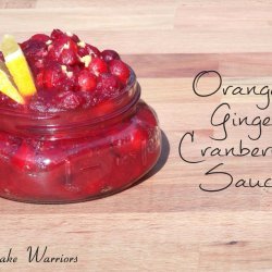 Ginger Cranberry Sauce