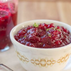 Grand Marnier Cranberry Sauce