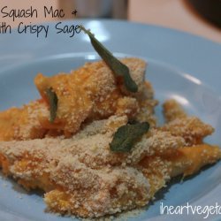 Butternut Squash and Sage Soup with Sage Breadcrumbs