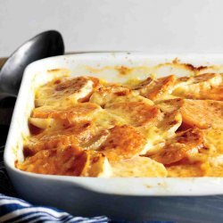 Sweet Potato and Turnip Gratin