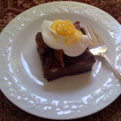 Chocolate Puddings with Orange Whipped Cream