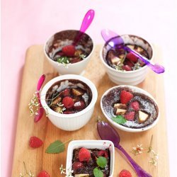 Chocolate Raspberry Clafoutis