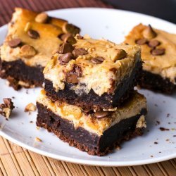 Peanut Butter and Chocolate Cheesecake Brownies