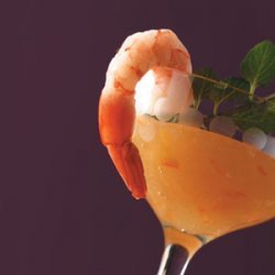 Shrimp with Orange Pineapple Sauce