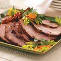 Apricot & Mango-Glazed Ham