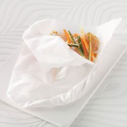 Orange Tilapia in Parchment