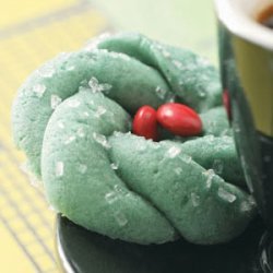 Festive Wreath Cookies