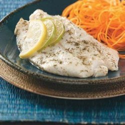 Lime-Marinated Orange Roughy for Two