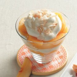 Amaretto Peach Parfaits