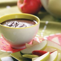 Chocolate Mint Apple Fondue